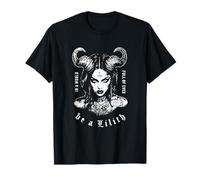 Lilith in A World of Eves Be A Lilith Gothic Celestial Snake T-Shirt