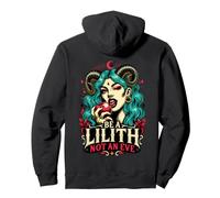 Lilith Not Eve Gothic Witch Feminist Mythology Pullover Hoodie
