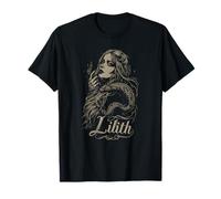 Lilith Pentagram Sigil Enochian Writing Magick Demon Occult T-Shirt