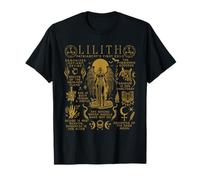 Lilith Pentagram Sigil Enochian Writing Magick Demon Occult T-Shirt