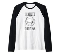 Lilith Sigil Goth Girl Dark Feminine Power Raglan Baseball Tee