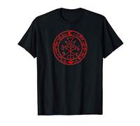 Lilith sigil seal in red graphic by Mortal Designs T-Shirt