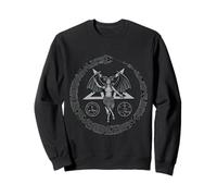 Lilith Snake Satanic Gothic Halloween Day Of Dead Pentagram Sweatshirt