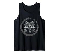 Lilith Snake Satanic Gothic Halloween Day of Dead Pentagram Tank Top