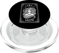 Lilith Tarot Card Dark Goth Girl Occult Witchy Aesthetic PopSockets PopGrip for MagSafe