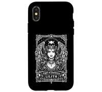 Lilith Tarot Card Darkness Angel Jewish Mythology Gothic Case for iPhone X/XS