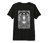 Lilith Tarot Card Darkness Angel Jewish Mythology Gothic Premium T-Shirt