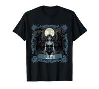 Lilith Tarot Card Gothic Halloween Day of Dead Goddess T-Shirt
