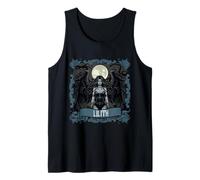Lilith Tarot Card Gothic Halloween Day of Dead Goddess Tank Top