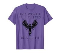 Lilith Tee Shirt in a World Full of Eves be a Lilith T-Shirt, Men, Purple Heather, Small