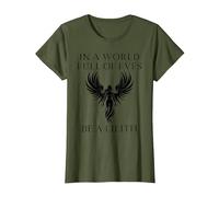 Lilith Tee Shirt in a World Full of Eves be a Lilith T-Shirt, Women, Olive Green, Medium