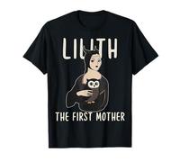 Lilith The First Mother Girl Feminine Cute Gothic Occult Owl T-Shirt
