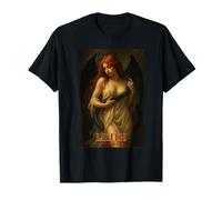 Lilith The Original Rebel Girl Floral Goddess Witch Pagan T-Shirt