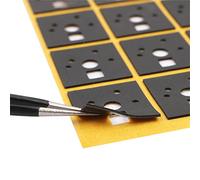 LiLiTok 120 Pieces Mechanical Keyboard Switch Sticker, Shaft Pad Noise Dampener Foam Sound Reduction Insulation Switch Film, Switch Stabilizer for Gaming Keyboard (PORON)