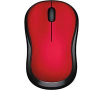 LiLiTok 2.4GHz Wireless Mouse, Optical 3 Buttons Mute Mouse with USB Mini Receiver, 1200DPI Mice for Computer PC Laptop Notebook (Red)