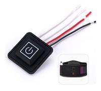 LiLiTok 3.7-12V DIY Temperature Controller Switch for Heated Vest Pants Coats, (4 lines) Rheostat Silicone Button Switch Waterproof (1pc)