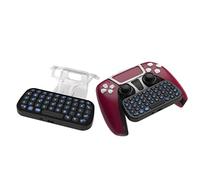 LiLiTok FPS5 Contorller Keyboard Bluetooth 5.0, Wireless Keyboard Compatible for PS5 Controller Chat Pad Installation Mini Keyboard Black