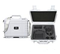 LiLiTok Hard Case for DJI Flip Fly More Combo, Protective Travel Case, Waterproof, Shockproof, Hard Bag Organiser with Carry Strap for DJI Flip Accessories, White, Casual