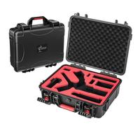 LiLiTok Hard Case for DJI RS 4 Mini Accessories, Waterproof Carry Bag Handbag Portable Shoulder Bag Carry Case for DJI RS 4 Mini Lightweight Stabiliser Gimbal Accessories, Organiser + shoulder strap,