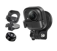 LiLiTok Magnetic Back Plate Base for Insta360 Go Ultra Quick Release Base Stand Magnetic Wall Mount Adjustable Table Base for Insta360 Go Ultra Accessories (Magnetic Base + Power Suction Cup)