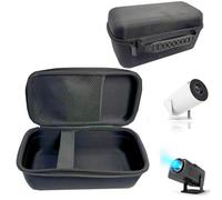 LiLiTok Projector Carry Bag for HY320/HY300 Mini Projector, Protective Case, Hard EVA Storage Bag, Compatible with Magcu-Bic HY300, Scratch-Resistant, Waterproof, Shockproof, black, Casual