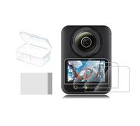 LiLiTok Screen Protector for DJI Osmo 360 9H HD Tempered Glass Screen Protector - Scratch-Resistant & Bubble-Free Shockproof (Pack of 2)