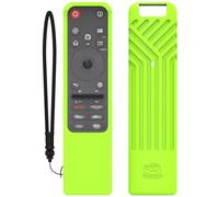 LiLiTok Silicone Case for LG MR25GA Magic Remote Protective Case (2025 OLED C5 B5 G5 M5 Series), Remote Case with Anti-Lost Lanyard for LG Smart TV Remote, Shockproof (Green Luminous)