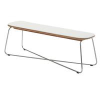 Lilium Bench Benches Cushion Outdoor Skagerak by Fritz Hansen White - FRITZ HANSEN 1961020