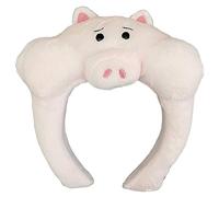 Lilium Kids Big Ham Pig Pink Alice Headband From Disney Toy Story Padded Stuffed Faux Fur Fleece Lightweight Cosplay Party Head Band