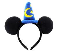 Lilium Kids Mickey Mouse Ears Alice Headband Fantasia Wizard Sorcerer Blue Hat Cosplay Fancy Dress