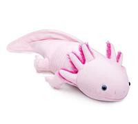 lilizzhoumax Axolotl Plush Toy 44cm/17inch Realistic Stuffed Animal Axolotl Plush Cute Super Soft Pillow Home Decoration Easter for Kids boys girls - pink