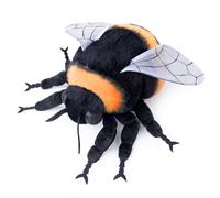 lilizzhoumax Bumblebee Plush Toy 20cm, Yellow Honeybee Stuffed Animal, Cute Fluffy Bee Soft Cuddly Toy, Whimsical Nursery Room Decor Novelty Birthday for Kids Toddlers Boys Girls
