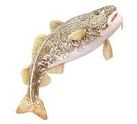 lilizzhoumax Cod Plush Toy Realistic Stuffed Animal Fish Plush Toy Pillow Cute Super Soft Lifelike Sea Creatures for Playing Home Decoration Toys Gift Cuddly for Girls, Boys, Babies 16in