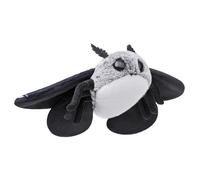 lilizzhoumax Cute silk moth Plush Toy 10.62inch Soft Realistic silk moth Stuffed Animal for Kids Insect lovers Boys and Girls Gifts Home Decoration black pink