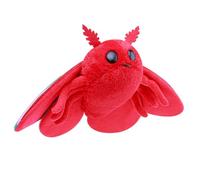 lilizzhoumax Cute silk moth Plush Toy 10.62inch Soft Realistic silk moth Stuffed Animal for Kids Insect lovers Boys and Girls Gifts Home Decoration red green