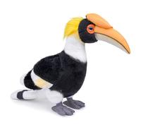 lilizzhoumax Double-horned hornbill Plush Toy 12 inch Cuddly Realistic Collection Stuffed Animals Super Soft Home Decoration Perfect Playtime Companions Birthday Gift for Kids Boys Girls - yellow