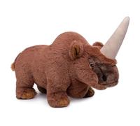lilizzhoumax Elasmotherium Plush Toy 33cm/13inch Cute Realistic Stuffed Wild Extinct Animals Super Soft Home Decoration Perfect Playtime Companions Gift for Kids Boys Girls - Brown