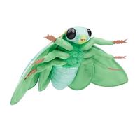 lilizzhoumax Emerald Moth Plush Toy Stuffed Animal Realistic Emerald Moth Plush Toy Lovely Cute Soft Gifts for Kids Bedtime Companion Plushie Collection Interactive Play 15” green