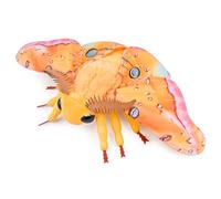 lilizzhoumax Hawkmoth Cute Plush Toy 27cm Funny Gothic Moth Stuffed Animal Fluffy Butterfly Bug Cuddly Room Decor Novelty Christmas Stocking Filler Birthday Present for Teens Kids yellow