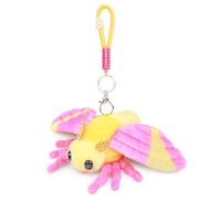 lilizzhoumax Maple Leaf Moth Keychain Plush Toy Stuffed Animal Bag pendant Realistic Lovely Cute Super Soft Creative Personalized Gift for Couple Kids Bedtime Companion Plushie Collection 7” rose
