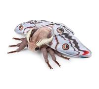 lilizzhoumax Monarch Moth Plush Toy Stuffed Animal Realistic Lovely Cute Super Soft Creative and interesting gifts for Kids boys girls Bedtime Companion Plushie Collection Interactive Play 10.6” grey