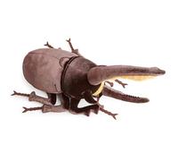 lilizzhoumax Poseidon Plush Toy 9inch Cute beetle insect Realistic Stuffed Animal Super Soft Collection Home Decoration Perfect Playtime Companions Birthday Party Gift for Kids Boys - brown