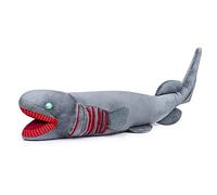 lilizzhoumax Shark Plush Toy Realistic Stuffed Animal Shark Cute Toy Pillow Cuddly Sea Creatures Sharks Model Soft Home Decoration Toys, Gift for Girls, Boys, Babies 23in