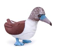 lilizzhoumax Simulation Blue-footed Booby Plush Toy 26cm/10”, Cute Realistic Stuffed Animal Bird Plush Toy, Super Soft Blue-footed Booby Plush Home Decoration Toys Gift for Kids and girl