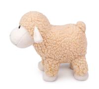 lilizzhoumax Simulation Lamb Plush Toy 18cm/7”, Stand Realistic Stuffed Animal Wild Cute Sheep Plush Toy, Super Soft Sheep Plush Home Decoration Animal Toys, Gift for Friends and Kids yellow