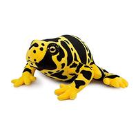 lilizzhoumax Simulation yellow Frog Plush Toy 18cm/7”, Realistic Stuffed Animal Plush Frog, Cute Super Soft Frog Toy Home Decoration Animal Toys, Birthday Gift for Friends and Kids