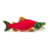 lilizzhoumax Sockeye Salmon Plush Toy Realistic Stuffed Animal Fish Toy Pillow Cute Super Soft Sea Creatures for Playing Home Decoration Toys Gift Cuddly for Girls, Boys, Babies 15in