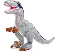 lilizzhoumax Velociraptor Plush Toy, 43 cm / 17 in, Realistic Dinosaur and Prehistoric Animal Soft Stuffed Toy for Display, Learning and Gift