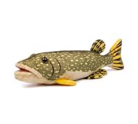 lilizzhoumax Weighted Pike Fish Plush Toy 80cm, Giant Stuffed Northern Pike with Weighted Beads, Soft Long Fish Body Pillow, Funny Realistic Plush Cushion for Sleeping, Sofa, Gifts for Kids & Adults