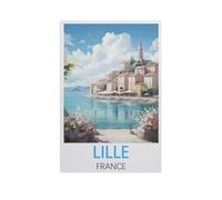 Lille France，Jigsaw Puzzles for Adults 1000 Piece, Classic Puzzle Teens Boys Girls Puzzles Sturdy Tight Fitting Pieces,Letters On Back for Ideal Challenging And Gift（38x26cm）-FS51